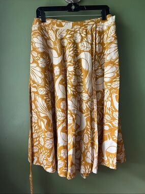 S - Gudrun Sjoden folk art wrap skirt